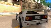 Ferrari F40 Black Revel для GTA San Andreas миниатюра 3