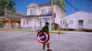 Shield Captain America для GTA San Andreas миниатюра 3