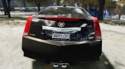 Cadillac CTS-V Coupe 2011 для GTA 4 миниатюра 4