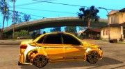 Lada Granta - ВАЗ 2190 GOLD для GTA San Andreas миниатюра 5