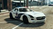 Serbian Police (Mercedes Benz SLS) - Srbijanska Policija para GTA 5 miniatura 1