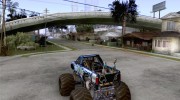 Monster Truck Blue Thunder для GTA San Andreas миниатюра 3