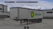 John Deere Curtain trailer для Euro Truck Simulator 2 миниатюра 3