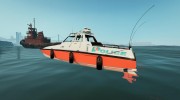 Predator Boat Swiss - GE Police para GTA 5 miniatura 2