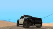 Ford F-150 Raptor LAPD para GTA San Andreas miniatura 1