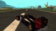 Lotus-Renault F1 2011 для GTA San Andreas миниатюра 4