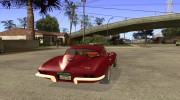 Chevrolet Corvette Stingray для GTA San Andreas миниатюра 4