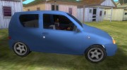 Fiat Seicento para GTA Vice City miniatura 2