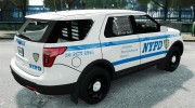 Ford Explorer NYPD ESU 2013 para GTA 4 miniatura 5