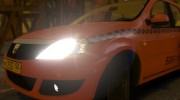 Dacia Logan Taxi для GTA 4 миниатюра 9