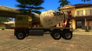 Cement Truck из GTA IV для GTA San Andreas миниатюра 4