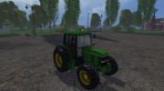 John Deere 6100 для Farming Simulator 2015 миниатюра 2
