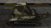 Пустынный скин для СУ-18 for World Of Tanks miniature 2