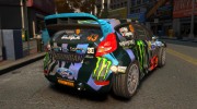 Ford Fiesta Rallycross - Ken Block [Hoonigan] 2013 para GTA 4 miniatura 3