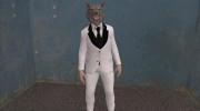 Skin HD GTA V Online в маске волка v2 для GTA San Andreas миниатюра 4