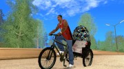Manual Rickshaw v2 Skin3 для GTA San Andreas миниатюра 1