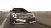 Infiniti G35 для GTA San Andreas миниатюра 5
