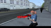 SPAS black and red для GTA San Andreas миниатюра 5