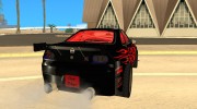 Nissan Skyline R33 Red Fire Drag for GTA San Andreas miniature 4