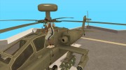 AH-64D Longbow Apache para GTA San Andreas miniatura 6