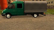 ГАЗель 33023 Фермер para GTA San Andreas miniatura 2