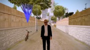 Парень в чёрном костюме HD GTA Online для GTA San Andreas миниатюра 2