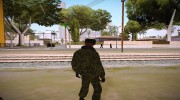 Военный в зимней униформе для GTA San Andreas миниатюра 4