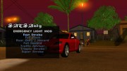 ELM v9 for GTA SA (Emergency Light Mod) для GTA San Andreas миниатюра 4