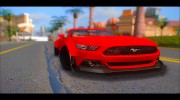 Ford Mustang Liberty Walk LP Performance 2015 для GTA San Andreas миниатюра 4