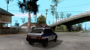 ВАЗ 2108 Милиция для GTA San Andreas миниатюра 4