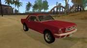 Ford Mustang GT 289 Hardtop Coupe 1965 para GTA San Andreas miniatura 2