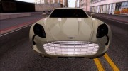 Aston Martin One 77 para GTA San Andreas miniatura 4