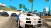 Bugatti Veyron 16.4 для GTA San Andreas миниатюра 3