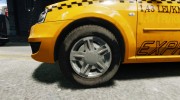 Dacia Logan Facelift Taxi для GTA 4 миниатюра 12