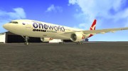 Airbus A330-200 Qantas Oneworld Livery для GTA San Andreas миниатюра 1