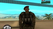 Солдат из сталкера МВС Украины в краповом берете для GTA San Andreas миниатюра 1