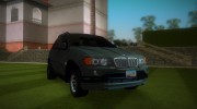 BMW X5 для GTA Vice City миниатюра 2