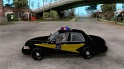 Ford Crown Victoria Indiana Police para GTA San Andreas miniatura 2