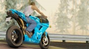 Ducati Desmosedici RR 2012 Blue Star para GTA San Andreas miniatura 10