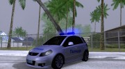 Suzuki SX4 Policija Srbija для GTA San Andreas миниатюра 7