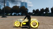 Мотоцикл из Трон (желтый неон) для GTA 4 миниатюра 3