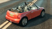 Mini Cooper S Convertible BETA 0.2 для GTA 5 миниатюра 3
