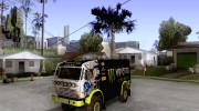 КамАЗ 4911 Мастер Monster Energy для GTA San Andreas миниатюра 1