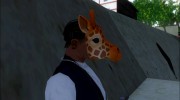 Маска доброго жирафа для GTA San Andreas миниатюра 2