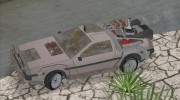 DMC DeLorean Постапокалипсис для GTA San Andreas миниатюра 2