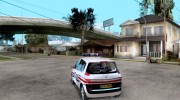 Renault Scenic II Police para GTA San Andreas miniatura 3