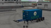JBK 5 Containertrailer (MDM) для Euro Truck Simulator 2 миниатюра 1
