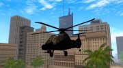 Sikorsky RAH-66 Comanche stealth green для GTA San Andreas миниатюра 1