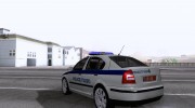 Octavia Israeli Police Car para GTA San Andreas miniatura 2