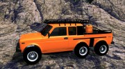 ВАЗ 2121 6x6 Orange style for Street Legal Racing Redline miniature 2